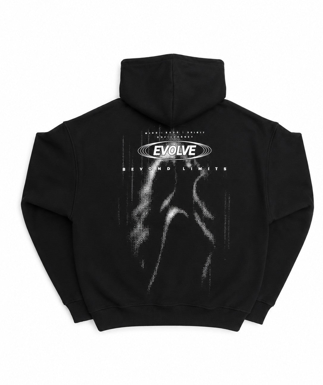 Hoodie Dominant District Evolve Beyond Limits - Vista trasera