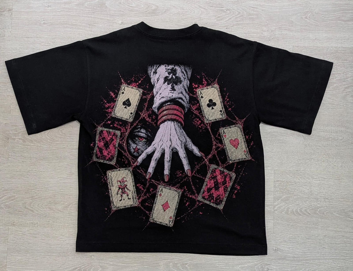 Polo oversize premium Tela Ultrapesada Diseño HOUNTER X HOUNTER