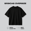 Polo básico oversize en cuello redondo