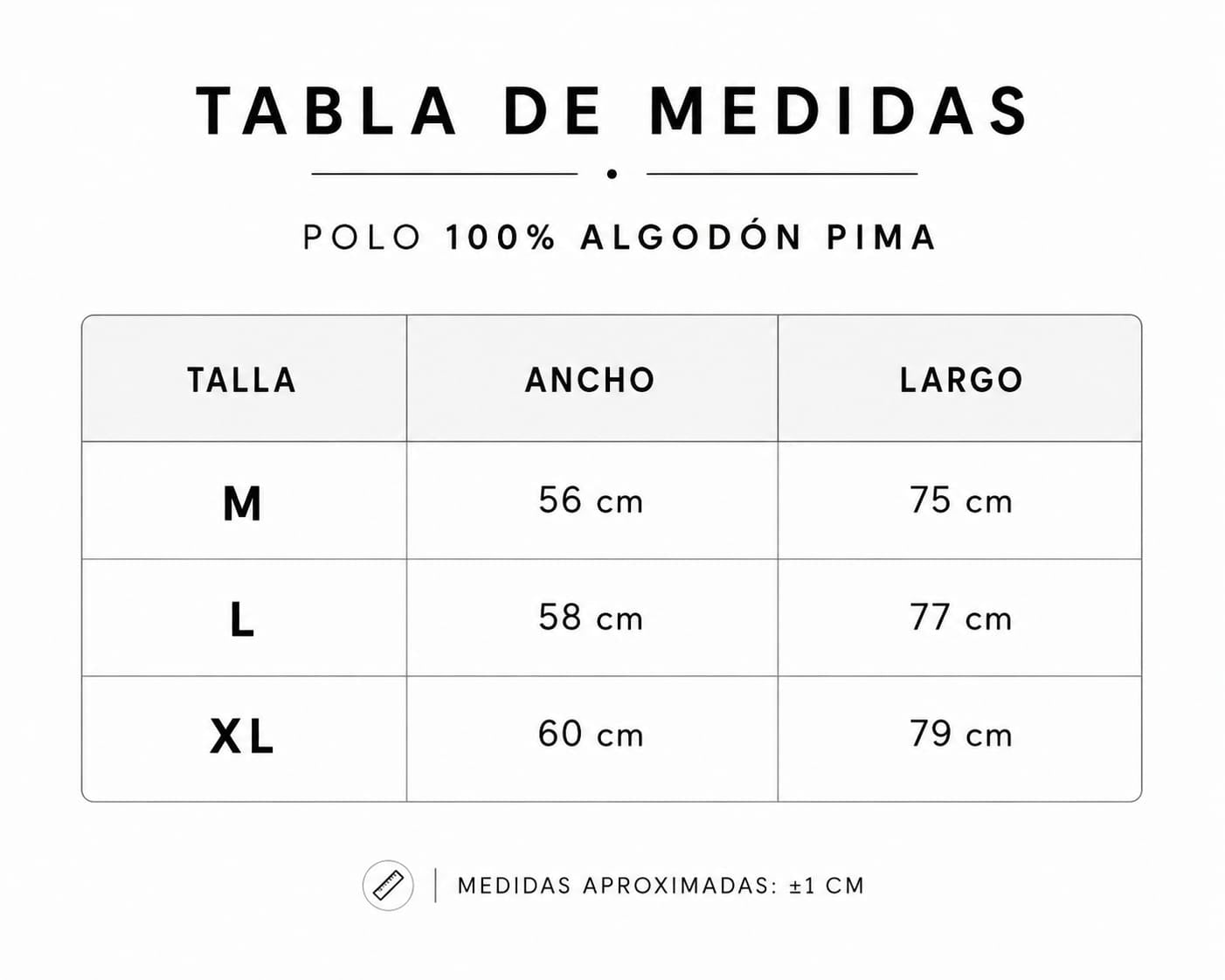 Polo básico oversize en cuello redondo